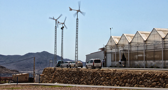 Sustainable greenhouse with renewable energies